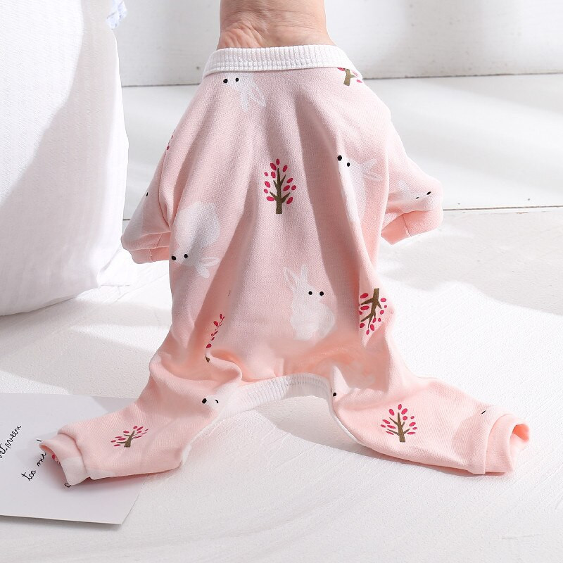 Πιτζάμες με φόρμα για σκύλους κατοικίδιων ζώων Σχεδιασμός κινουμένων σχεδίων Μαλακή αθλητική φόρμα για γάτα Puppy Pants T-shirt