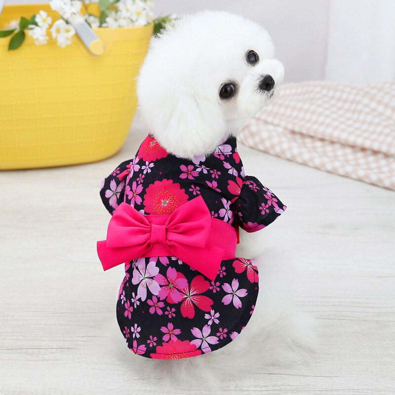 Oblečenie pre psov v japonskom štýle, letné tričko pre mačky, kostýmy pre šteniatka, yorkshirské teriéry, yorkshirské pomeraniany, pudely, bišony, bradáče, oblečenie, outfity