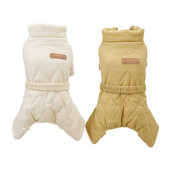 Storas šiltas šuniuko kombinezonas Žieminiai šunų drabužiai mažiems šunims Šuniuko striukė Prancūzų buldogo kombinezonas Chihuahua Bichon naminių gyvūnėlių kostiumas