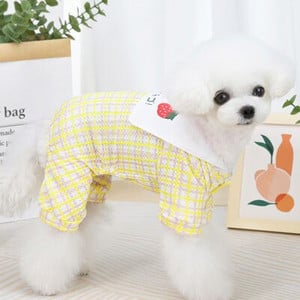 Oblečenie pre psov s dúhovými pásikmi, overal pre psov, pyžamo pre malých psov, čivavu, šteniatka, mikiny s kapucňou, tričká s krátkym rukávom, domáce zvieratá, overaly, pyžamo