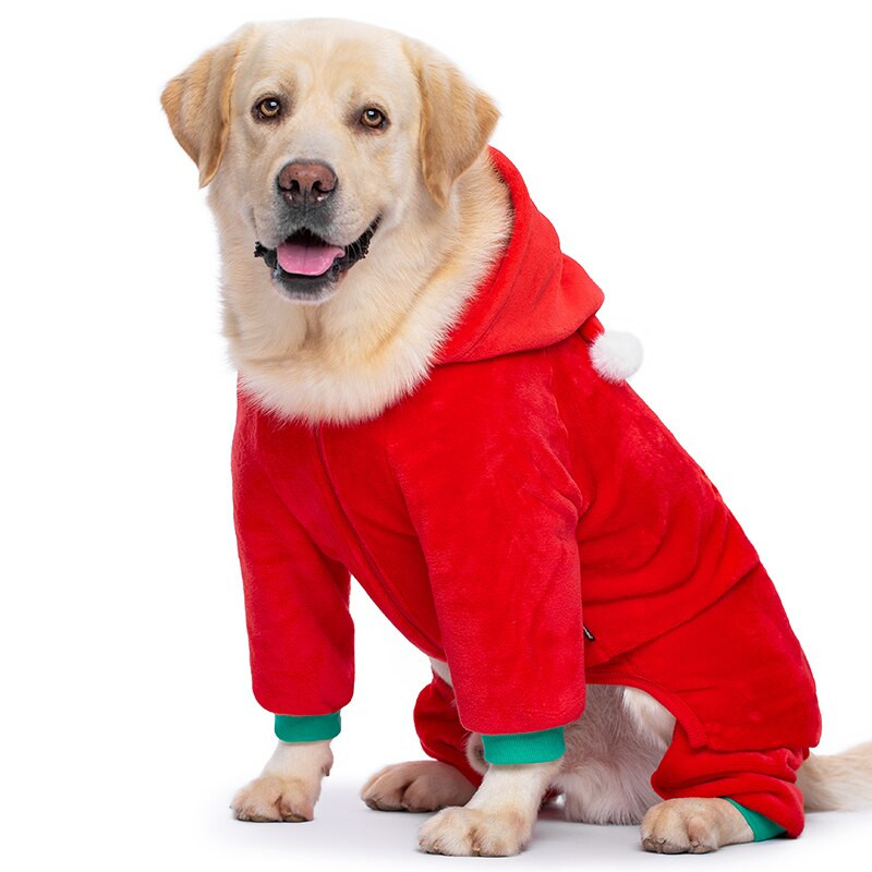 Flanellkoera kombinesoon Jõulud suured suured koerariided jõulud lemmikloomade riided corgi samojeedi husky labradori kuldse retriiveri koera kostüüm