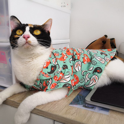 Tricou pentru câini Cămașă de vară pentru animale de companie Cămașă hawaiană pentru câini Cămașă pentru câini, ventilată subțire, care disipa căldura, pisici și câini mici și mijlocii