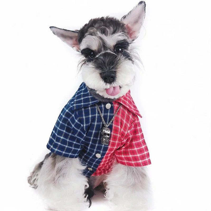 Nové módne oblečenie pre psov s farebnými kombináciami, tričko, oblečenie pre malé a stredné šteniatka, kabát, vonkajšie kostýmy, francúzsky buldoček, EMC07