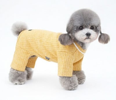 Overal pre malé psy, zimné pyžamo, kombinézy pre domáce zvieratá, yorkshirský pomeranský teriér, maltézsky pudel, bišón, čivava, oblečenie pre psov, šteňatá