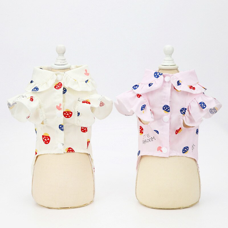 Mačka Tričko Psa Letné Oblečenie Psík Šteňa Yorkshirský Maltézsky Ših-tzu Pomeranský Pudel Bradáč Oblečenie pre domáce zvieratá Blúzka Psí Kostým