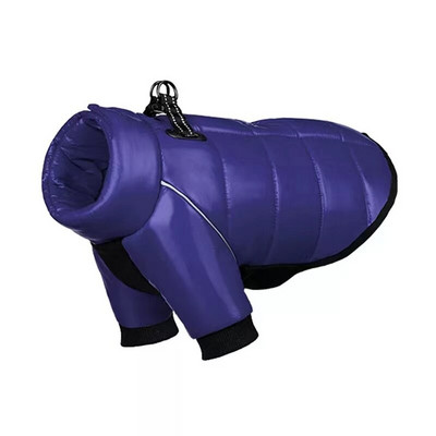 Zimná páperová bunda pre psov, nepremokavé oblečenie pre veľkých psov, teplý kabát, šteňací overal, reflexný postroj pre domáce zvieratá, buldog, yorkshirský pudel, mops