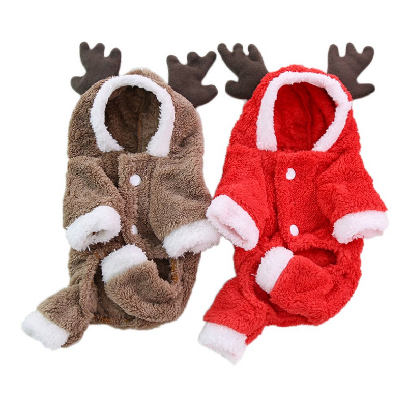 Vianočná dekorácia pre psov, vonkajšie oblečenie, kreslený pes, termálna mikina, ľahká mačiatka, šteňa, oblečenie, ktoré nevybledne, potreby pre domáce zvieratá
