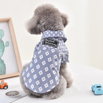 Βαμβακερό πουκάμισο σκύλου Corgi Ροζ Μπλε XS XXL XXXL Ρούχα για κατοικίδια Pugs Ρούχα πιτζάμες για μικρό κουτάβι Καλοκαιρινή ένδυση προμήθειες