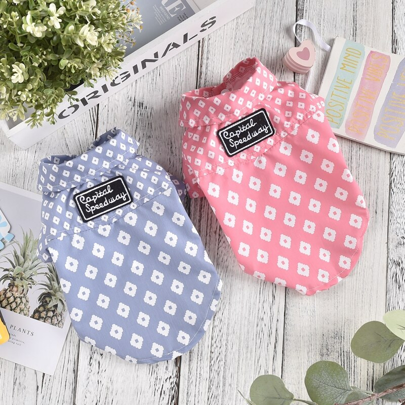 Puuvillane koerasärk Corgi roosa sinine XS XXL XXXL Lemmikloomarõivad Mopsid Riided Pidžaamad väikesele kutsikale Suvised rõivad Aksessuaarid