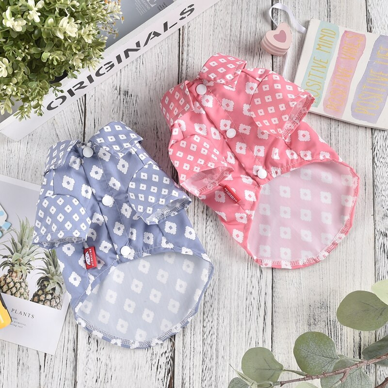 Puuvillane koerasärk Corgi roosa sinine XS XXL XXXL Lemmikloomarõivad Mopsid Riided Pidžaamad väikesele kutsikale Suvised rõivad Aksessuaarid