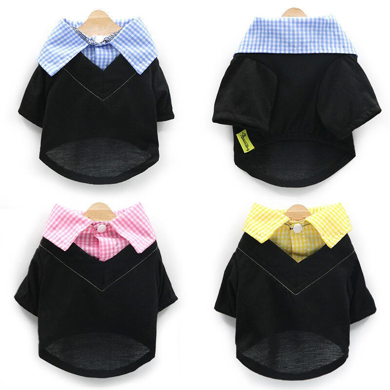 Haine de vară pentru câini Cămașă pentru pisici Chihuahua Yorkshire Îmbrăcăminte pentru cățeluși Costum pentru câini mici Yorkie Pudel Pomeranian Schnauzer Tinuta pentru animale de companie