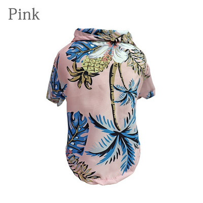 Haine pentru câini de vară, rece, plajă, stil hawaian, cămașă cu mânecă scurtă, imprimare arbore de nucă de cocos, nou cadou de modă pentru animale de companie 2021