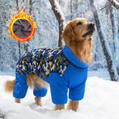 Lemmiklooma suurte koerte kombinesoonid talvesoojad riided keskmise suurusega koertele veekindlad lemmikloomade sulejope Husky mantel Dobermani pitbulli kombinesoonid