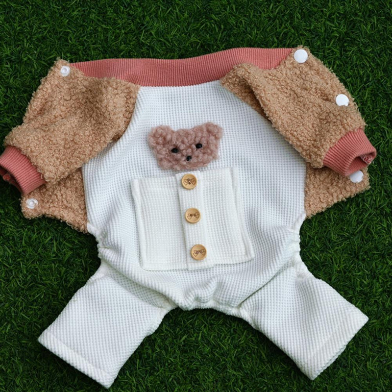 Lemmikloomade riided, värvid, sobivad lemmikloomade kombinesoonid Pet Four sääristega kombinesoon