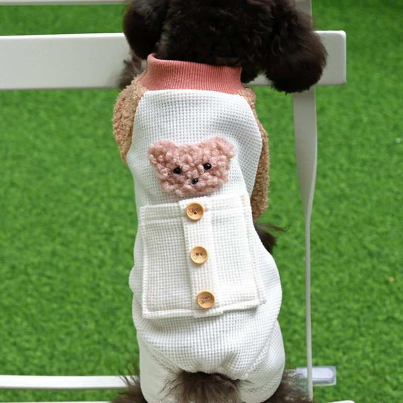 Lemmikloomade riided, värvid, sobivad lemmikloomade kombinesoonid Pet Four sääristega kombinesoon