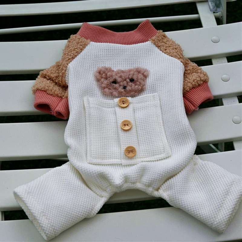 Lemmikloomade riided, värvid, sobivad lemmikloomade kombinesoonid Pet Four sääristega kombinesoon