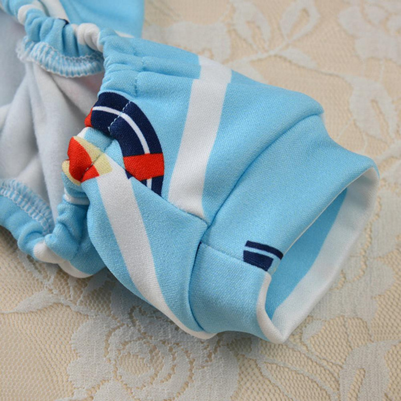 Salopetă pentru animale de companie Pijamale pentru câini rezistente la vânt Salopetă cu imprimeu în dungi Haine acasă pentru toamnă