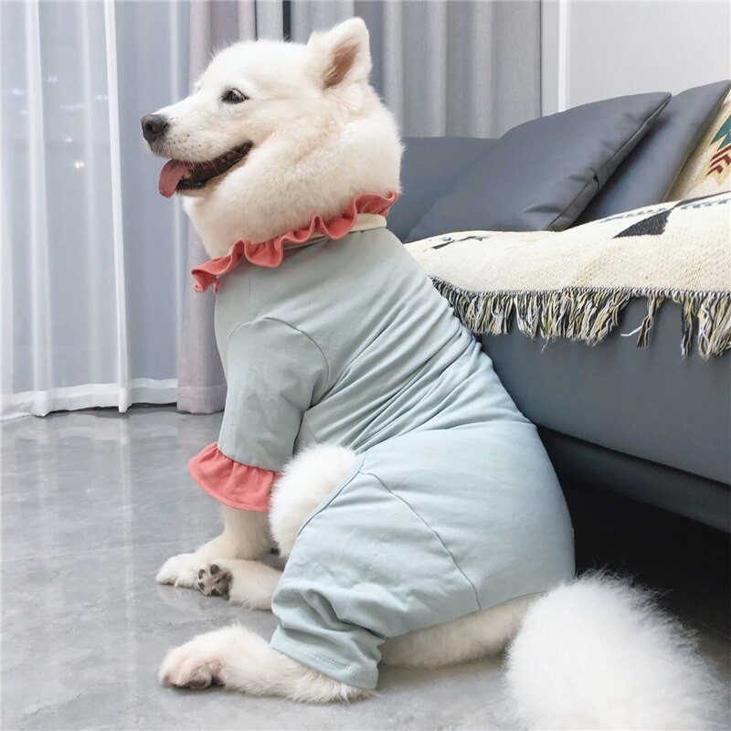 Mados milžiniškų šunų kombinezonas Drabužiai Pudelis samojedas