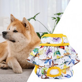 Παντελόνι υγιεινής Pet Soft Touching Puppy Pants Elastic Waistband Protect Body Diaper Physiological Washable Pants for menstrual