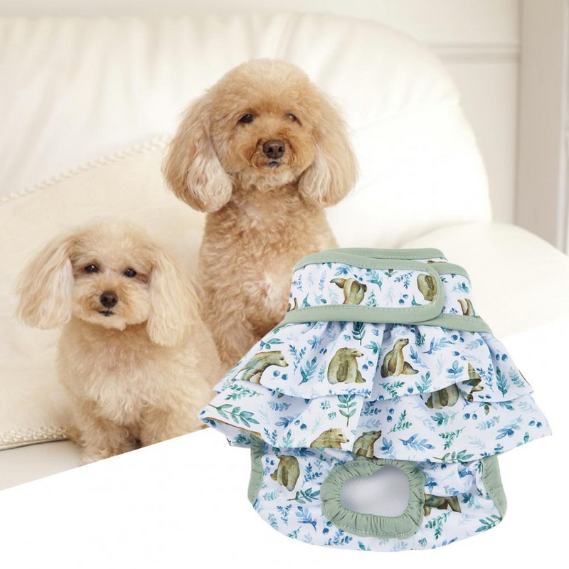 Παντελόνι υγιεινής Pet Soft Touching Puppy Pants Elastic Waistband Protect Body Diaper Physiological Washable Pants for menstrual