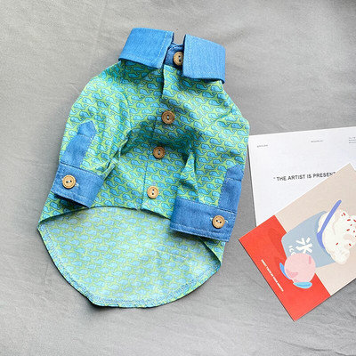 Καλοκαιρινό πουκάμισο για σκύλους Μικρά ρούχα για σκύλους Pomeranian Poodle Schnauzer Corgi Shiba Inu Samoyed Golden Retriever Μεγάλα μεγάλα ρούχα για σκύλους