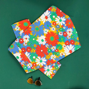 Пролетно лято Памучна дишаща тениска в плажен стил Pet Dog Hawaii Малък среден размер моден шнауцер пудел бишон