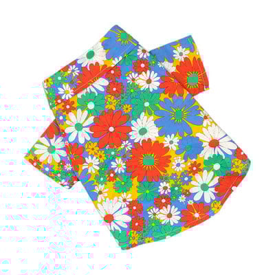 Jarné letné bavlnené priedušné plážové tričko pre psov, havajské tričko, malé stredné veľkosti, módne, bradáč, pudel, bišon