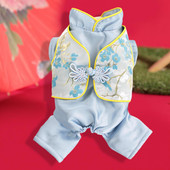 Stiilne lemmikloomade Tang ülikond Mugav lemmikloomariiete aluskrae Hoiab soojas Tang-ülikond, nelja säärisega koera kombinesoon