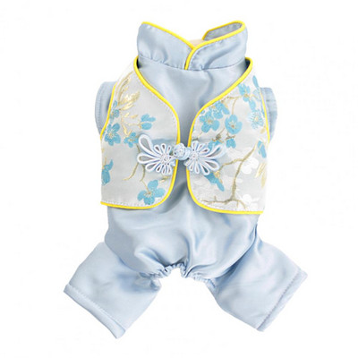 Stiilne lemmikloomade Tang ülikond Mugav lemmikloomariiete aluskrae Hoiab soojas Tang-ülikond, nelja säärisega koera kombinesoon