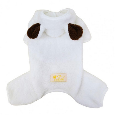 Μονόχρωμο Κομψό Pet Four κολάν Jumpsuit Fleece Pet Coat Υψηλό ελαστικό ύφασμα για Teddy