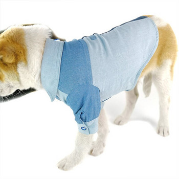 Ρούχα γαλλικού μπουλντόγκ Καλοκαιρινό παλτό πουκάμισου για σκύλους Schnauzer Pug ρούχα για γάτα Yorkshire Poodle Pomeranian Pet Apparel Dropship