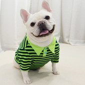 Ρούχα γαλλικού μπουλντόγκ Χειμερινό πουκάμισο σκυλιών με πατημασιά Poodle Bichon Schnauzer Frenchies Ρούχα για σκύλους Στολή Dropship για κατοικίδια