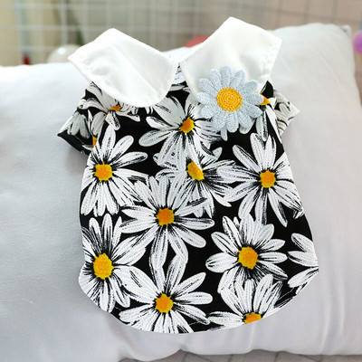 Letné oblečenie pre psov, tričko, šaty, mačky, šteňatá, oblečenie pre páry, oblečenie pre psov, Yorkshirský, Bišon, Pomeranian, Pudel, Schnaucer, kostým, sukňa, oblečenie