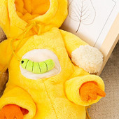 Kleit Pehme tekstuuriga Tibukujuline talvekoera kapuutsiga riided Koerte aksessuaarid