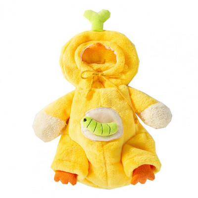 Kleit Pehme tekstuuriga Tibukujuline talvekoera kapuutsiga riided Koerte aksessuaarid