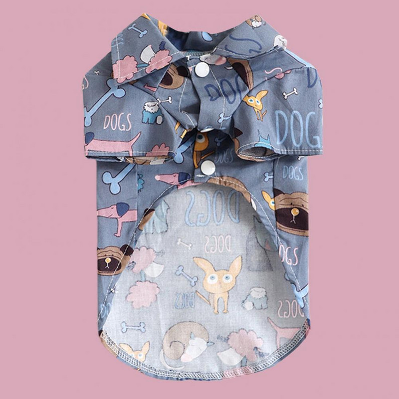 Tricou pulover cu două picioare, îmbrăcat la modă, cățeluș drăguț, accesoriu pentru fotografie, tricou pentru animale de companie, imprimare cu desene animate pentru vară