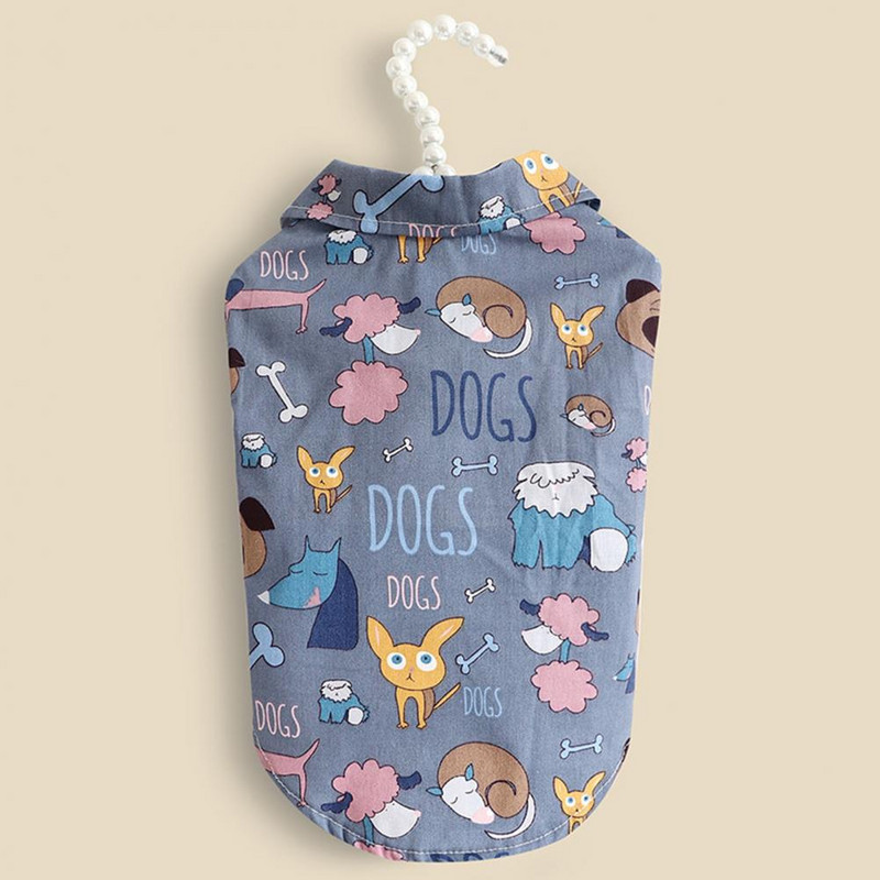 Tricou pulover cu două picioare, îmbrăcat la modă, cățeluș drăguț, accesoriu pentru fotografie, tricou pentru animale de companie, imprimare cu desene animate pentru vară