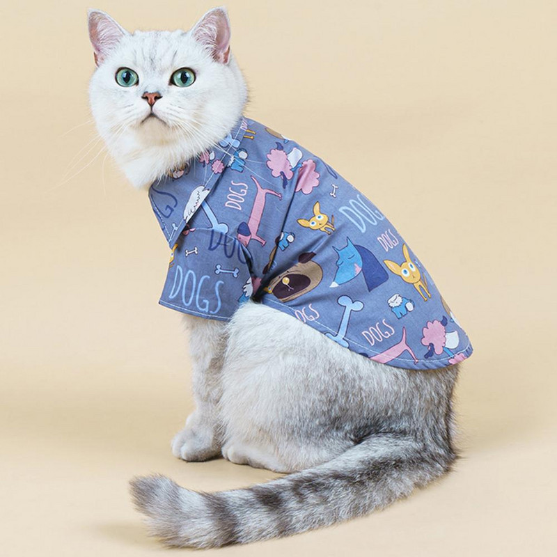 Tricou pulover cu două picioare, îmbrăcat la modă, cățeluș drăguț, accesoriu pentru fotografie, tricou pentru animale de companie, imprimare cu desene animate pentru vară