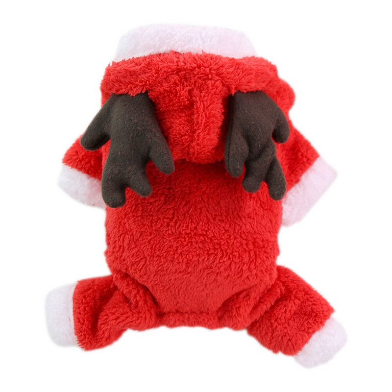 Decorație de Crăciun Îmbrăcăminte de exterior pentru câini Hanorac termic pentru câini din desene animate Pulover ușor de iarnă pentru câini, care nu se estompează Articole pentru animale de companie