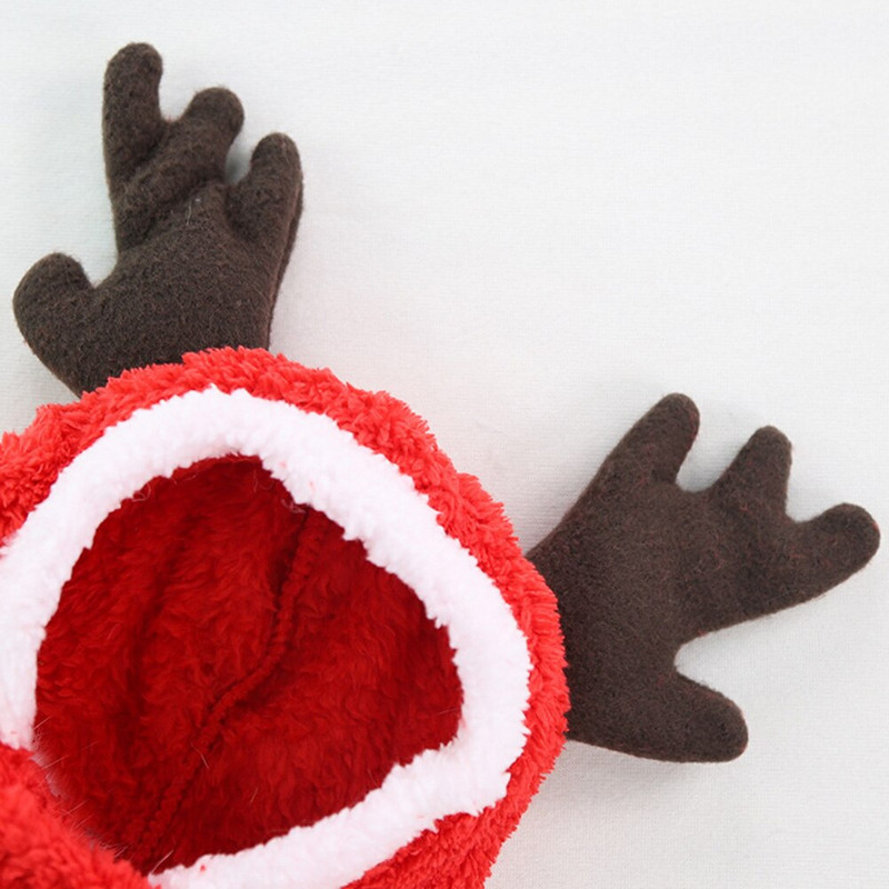 Decorație de Crăciun Îmbrăcăminte de exterior pentru câini Hanorac termic pentru câini din desene animate Pulover ușor de iarnă pentru câini, care nu se estompează Articole pentru animale de companie