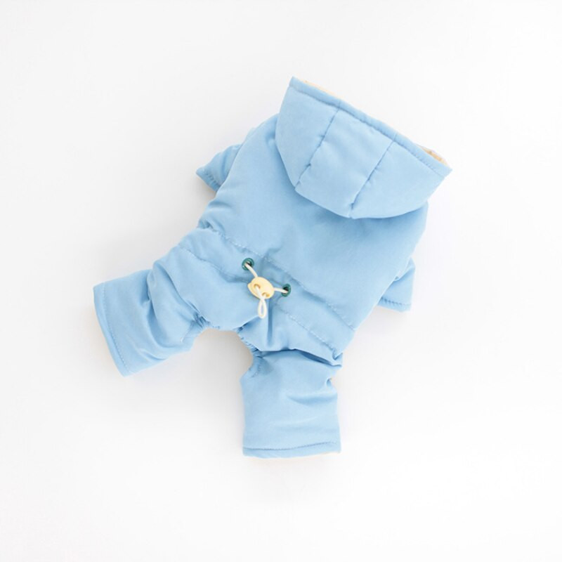 Tugevad kostüümid koerte riided kutsikate nöörid püksid Väikeste koerte riided kassidele talvel soe Kawaii bichon kaisukostüümide hulgimüük