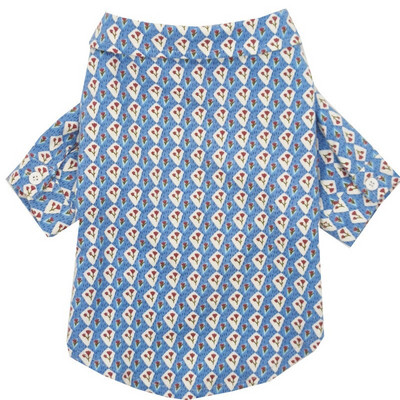 Πουκάμισα για σκύλους Ρούχα Καλοκαιρινά ρούχα παραλίας Γιλέκο για κατοικίδια Ρούχα λουλουδάτο μπλουζάκι Χαβάης για μικρόσωμο σκύλο τσιουάουα