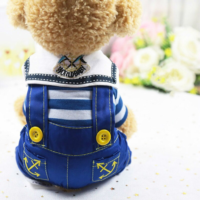 Mokyklinė uniforma šunų drabužiai Keturkojai pavasario rudens kombinezonai šunims Nauja mada Mieli šuniukų drabužiai Raudona mergina Ropa Para Perro