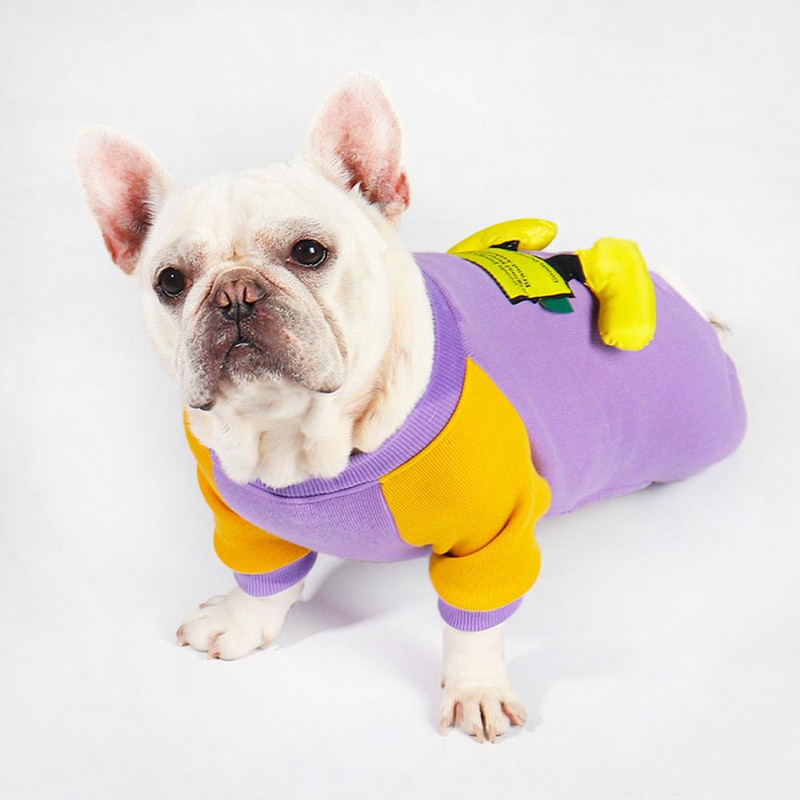 Lemmiklooma kombinesoon Hea lilla värv Lemmikloomariided Koer Talv Stiilne Avara mantel Lemmikloomakostüümitarbed igapäevaseks kandmiseks