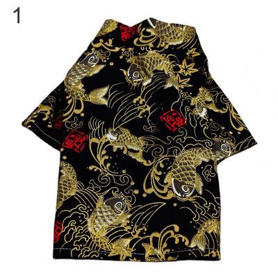 Tričko pre domáce zvieratá Tang Suit Kostým Kapor Vzor Cosplay Priedušné psy Mačky na jeseň