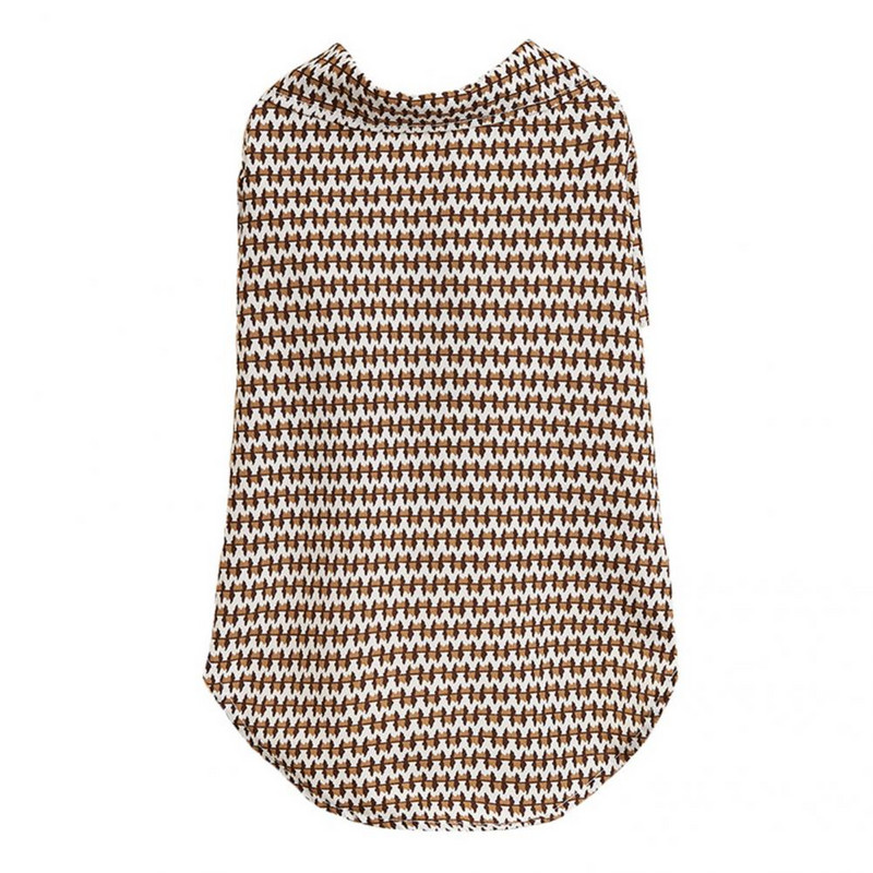 Costum obișnuit pentru animale de companie, bumbac, model grilă, buton, costum pentru animale de companie, fermecător, cămașă flexibilă pentru animale de companie pentru exterior