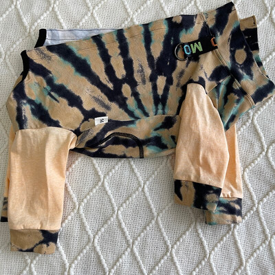 Overal pre domácich miláčikov, oblečenie pre šteniatka, tenké 100% bavlnené ochranné pyžamo s prackou na chrbát, potlačené overaly pre malých psov, pudelov