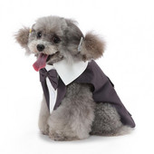 Drăguț minunat haine pentru cățeluș costum formal ținută de domn protejează pielea animalului de companie fustă adorabilă pentru exterior