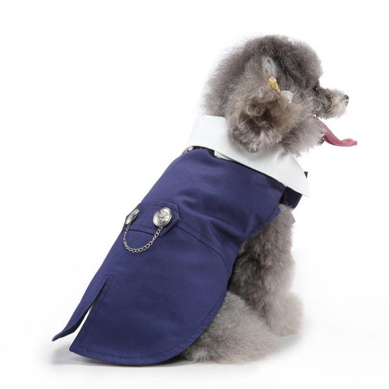 Drăguț minunat haine pentru cățeluș costum formal ținută de domn protejează pielea animalului de companie fustă adorabilă pentru exterior