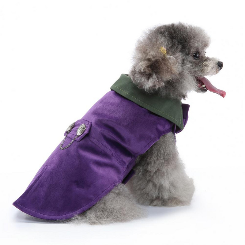 Drăguț minunat haine pentru cățeluș costum formal ținută de domn protejează pielea animalului de companie fustă adorabilă pentru exterior